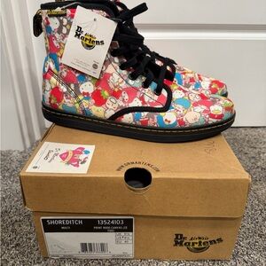 NEW rare doc marten x hello kitty high top sneaker boot size 8.5